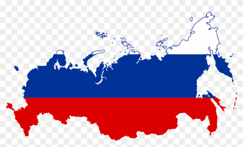 Russia Flag Map #1434234