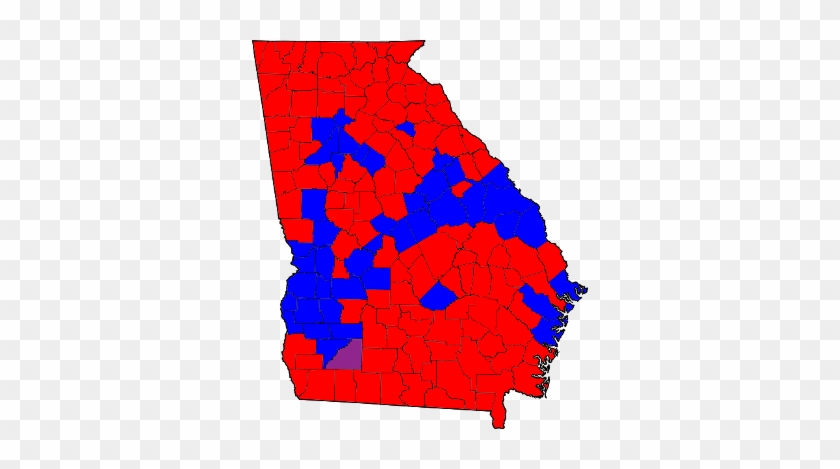 Peanut Politics 32 Years Later This How Georgia Looks - Map Of Georgia #1434355