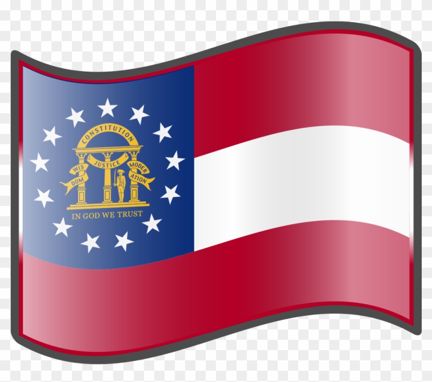 Nuvola Us Georgia Flag - Georgia State Flag #1434381