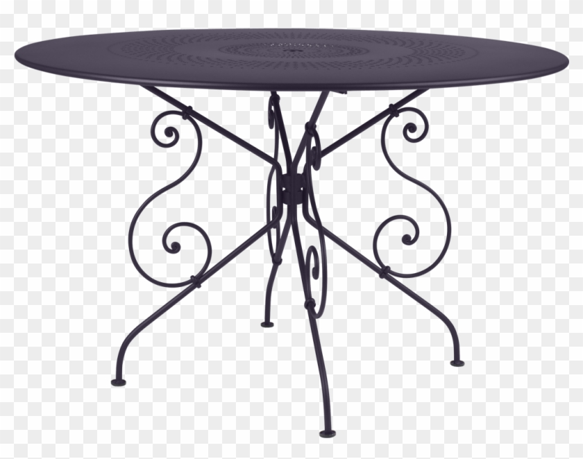 Outdoor Round Tables Garden Furniture Fermob - Fermob - 1900 Table Ø 117 Cm / Cedar Green #1434465