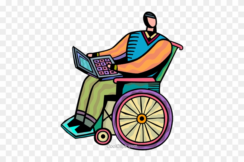People With Disabilities Royalty Free Vector Clip Art - Disability #1434472