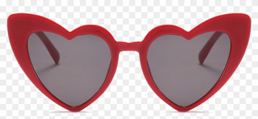 Sunglasses Heart Hearts Glasses Niche Moodboard Freetoe - Big Heart Shaped Glasses #1434572