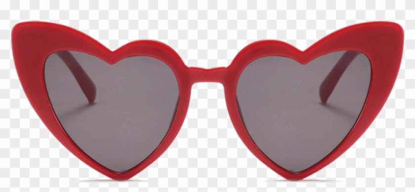 Sunglasses Heart Hearts Glasses Niche Moodboard Freetoe - Big Heart Shaped Glasses #1434572