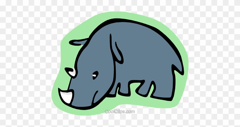 Rhino Dos Desenhos Animados Livre De Direitos Vetores - Rhino Dos Desenhos Animados Livre De Direitos Vetores #1434647