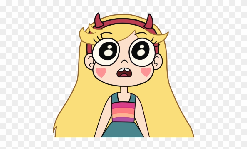 Stare Clipart Happy Star - Star Butterfly Face Png #1434680