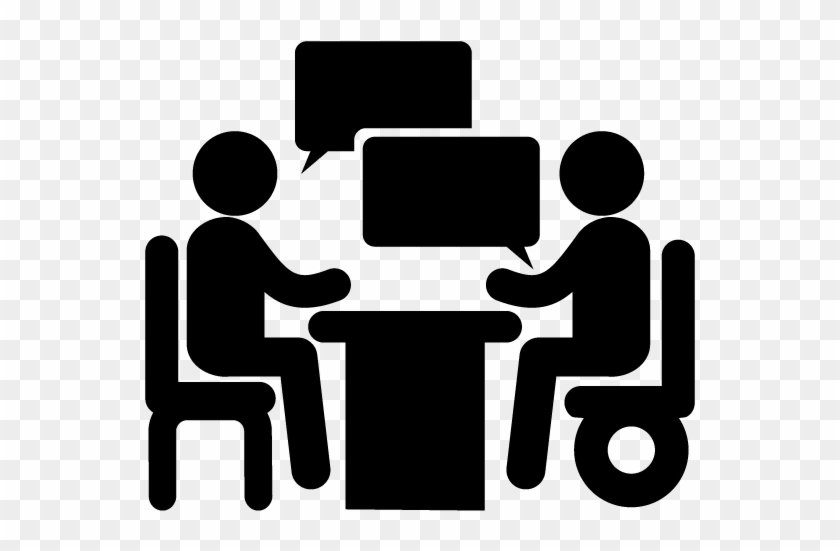Consultant Clipart Training Seminar - Two People Talking Icon #1434721