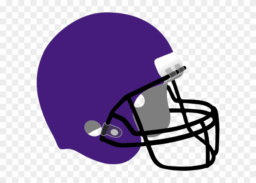 Purple Football Helmet Clip Art At Clker Vector Clip - Football Helmet Clipart Navy #1434765