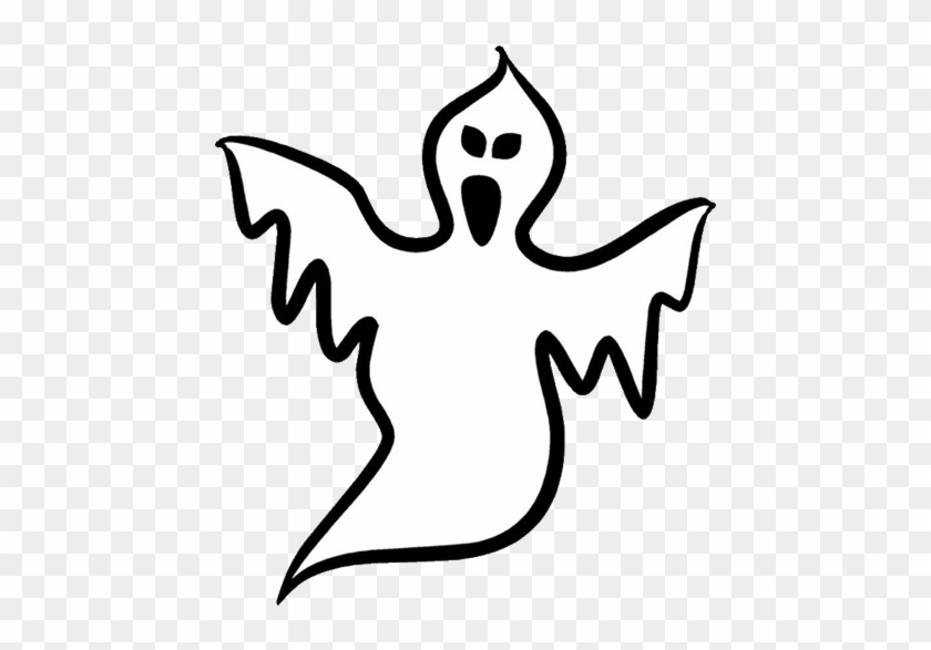 Halloween - Easy Halloween Ghost Drawing #1434842
