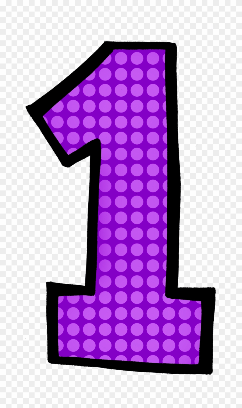 Number 1 Purple Clip Art At Clker - Individual Number Number Clip Art #1435063