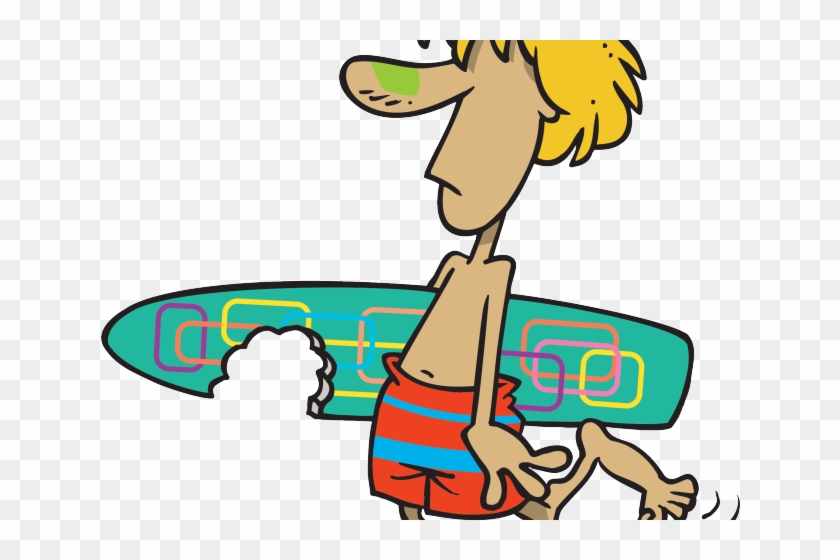 Friend Clipart Peer - Cartoon Surfer Dude #1435090