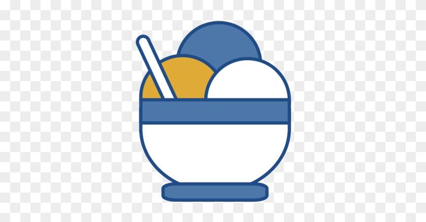 Ice Cream Cup Icon - Ice Cream Cup Icon #1435186