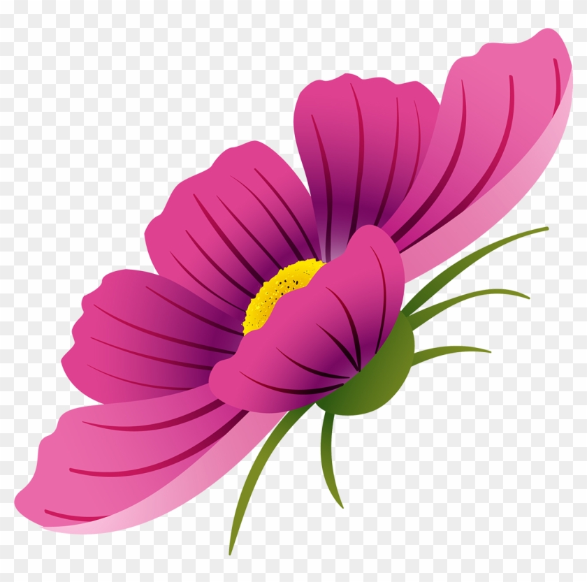 Svg Royalty Free Download Flower Watercolor Painting - Watercolour Of Cosmos Flowers Transparent #1435340