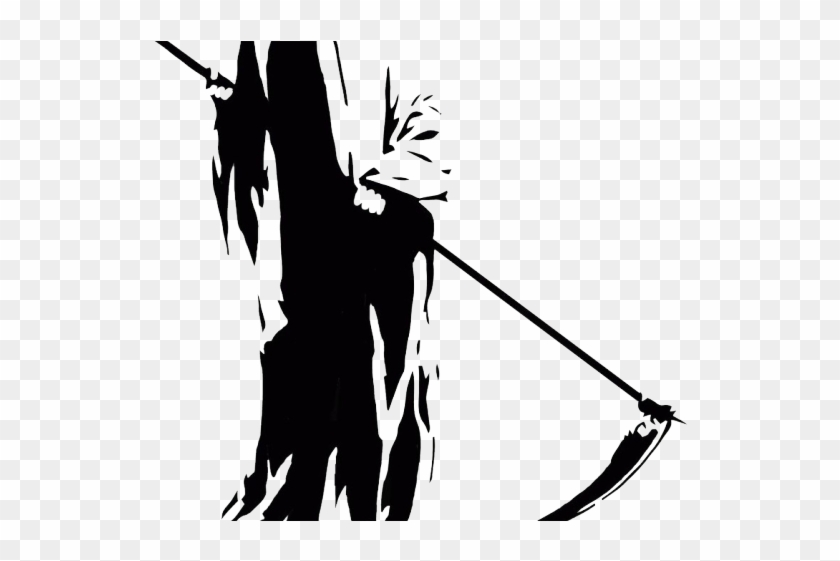 Graphic Stock Free On Dumielauxepices Net Transparent - Black And White Grim Reaper #1435423
