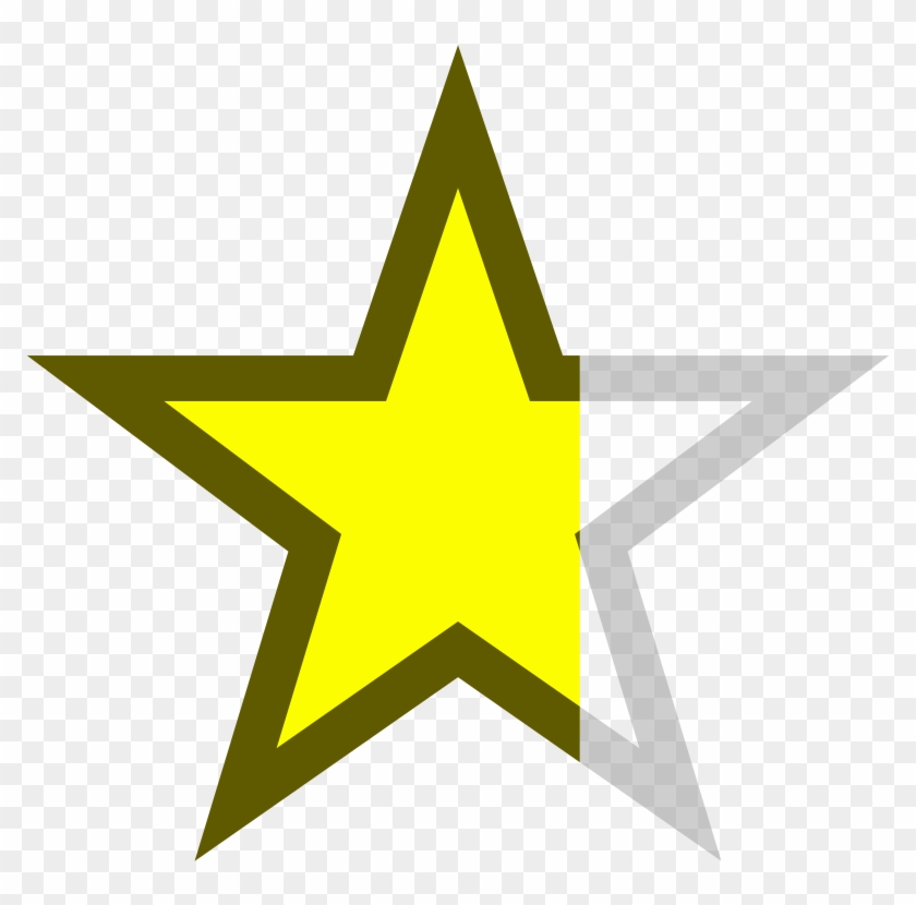 File - Star¾ - Svg - Star Outline #1435674