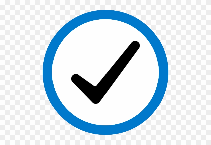 In Denmark There Are Laws And Regulations That Guarantee - Blue Tick In Circle #1435758