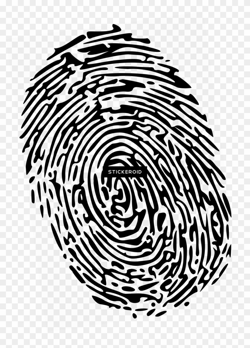Fingerprint - Criminal Record Clip Art #1435812