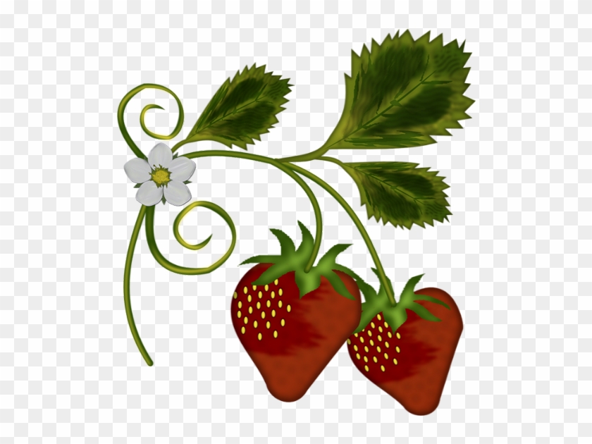 Flower Border Clip Art Garden Flower Border Clip Art - Strawberry Tree Cartoon #1435895