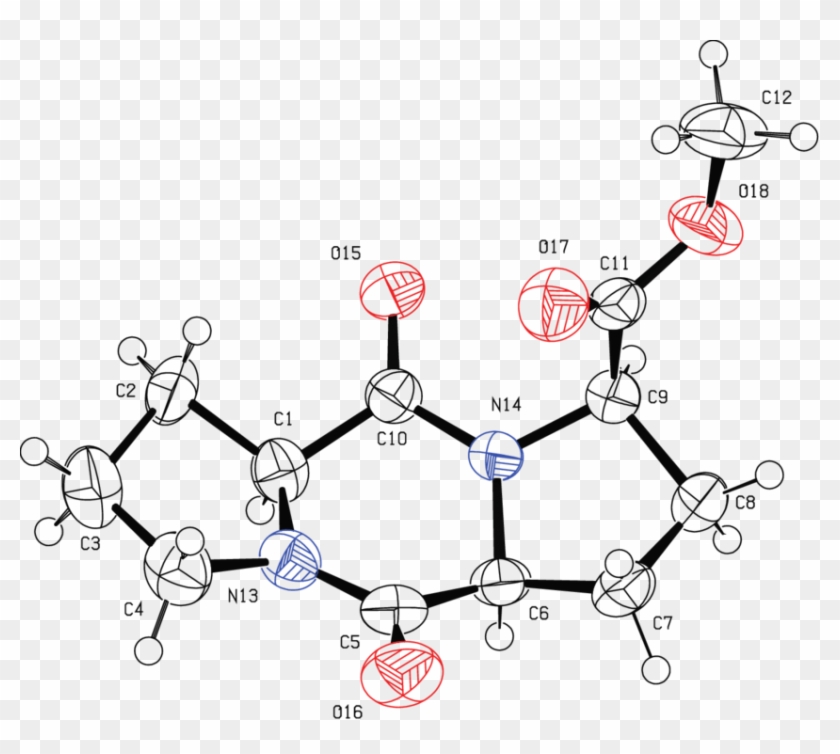 Ortep Projection Of Compound 15a, Ellipsoid Probability - Ortep Projection Of Compound 15a, Ellipsoid Probability #1435914