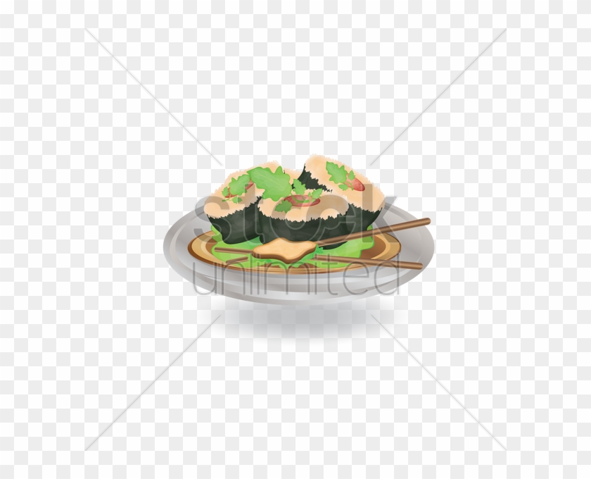 Dish Clipart Asian Cuisine Dish Network - @icon Sushi #1435940