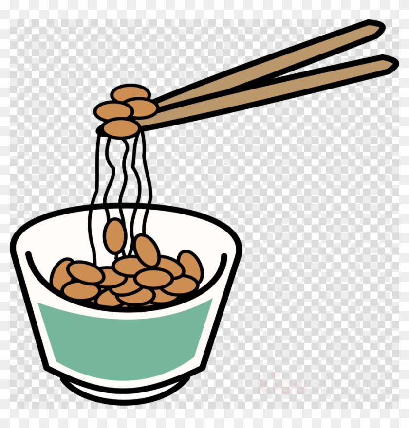 Natto Cartoon Clipart Japanese Cuisine Nattō Clip Art - Clip Art #1435960