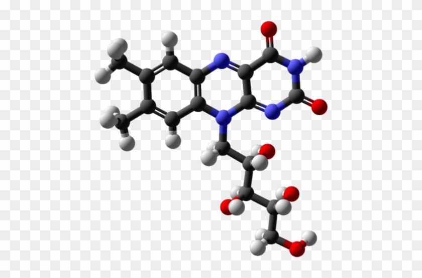 Riboflavin 3d Balls - Riboflavin Molecule #1435987