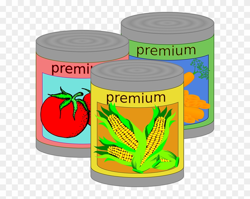 Food Pantry Ministry At Eden Westside Baptist Church - Canned Food Clip Art #1436043
