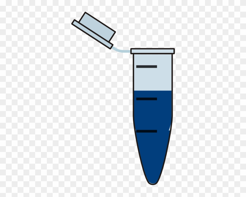 Eppendorf Tube With Serum Clip Art At Clker Com Vector - Eppendorf Tube Two Phase #1436227