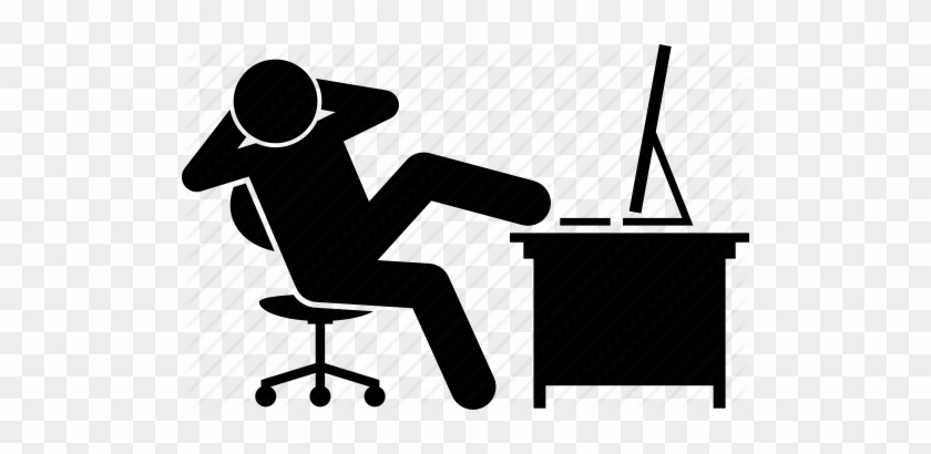 Clip Art Freeuse Businessman Clipart Lazy - Tired Work Icon #1436232