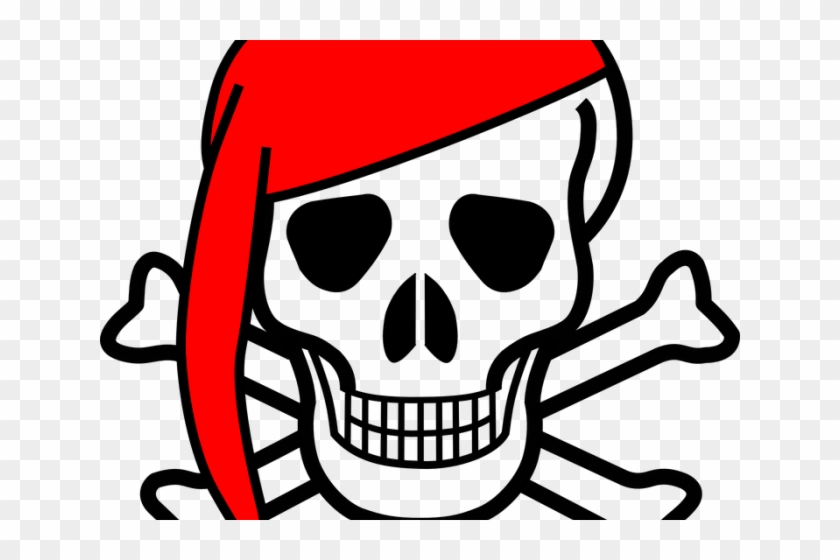 Jolly Roger Clipart Transparent Background - Skull And Crossbones Cut Out #1436368