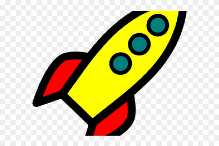 Flame Clipart Rocket - Rocket Ship Clip Art #1436460