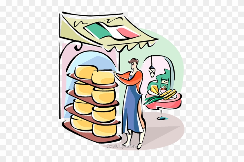 Clip Art Free Download Italian Food At Getdrawings - Cheese Market Clipart #1436465