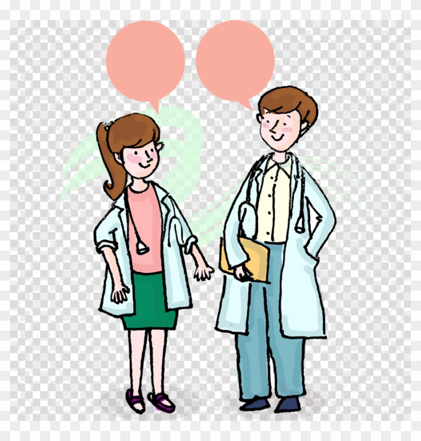 Doctor Couples Cartoon Clipart Physician Doctor Patient - Zazzle Male, And Female, Doctor, Image, Shoes, #1436516