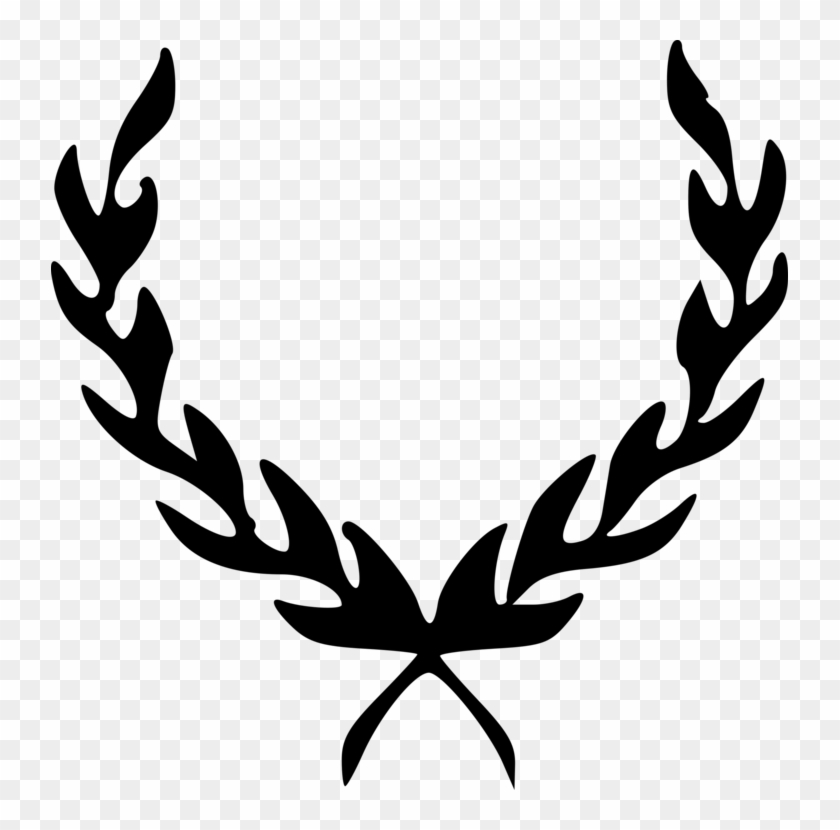 Laurel Wreath Bay Laurel Download Drawing - Leaf Branch Silhouette Png #1436725