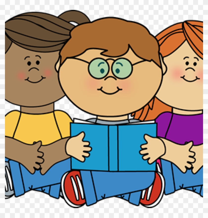 Children Reading Clipart 19 Reading Children Transparent - Children Reading Books Clipart Png #1436732