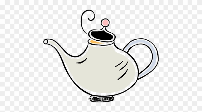 Teapot Royalty Free Vector Clip Art Illustration - Illustration #1436813