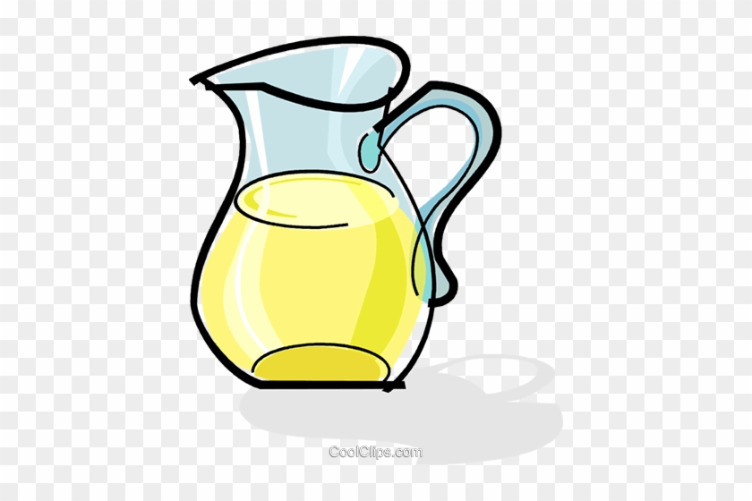 Jug Of Lemonade Royalty Free Vector Clip Art Illustration - Pitcher Of Lemonade Png #1436831
