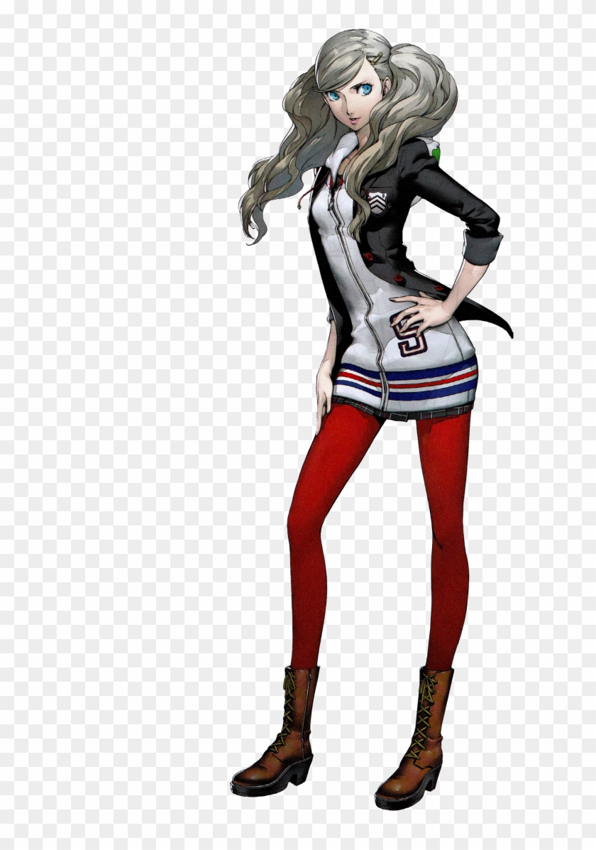 Clip Art Persona 5 Concept Art - Persona 5 Anne Takamaki Cosplay Costume #1437052