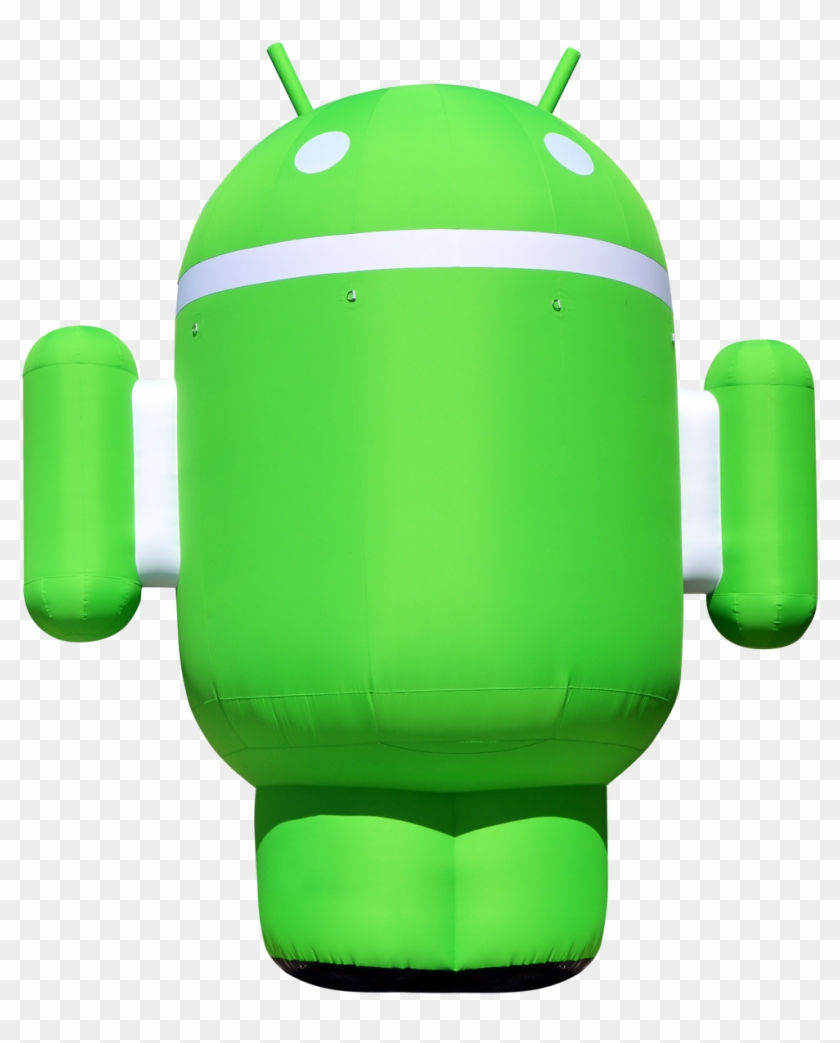 Giant Green Inflatable Android By Lookourway - Advertising #1437095