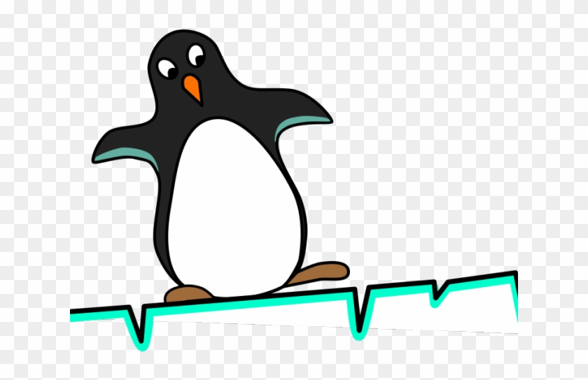 King Penguin Clipart Clip Art - Penguin On Iceberg Clipart #1437142