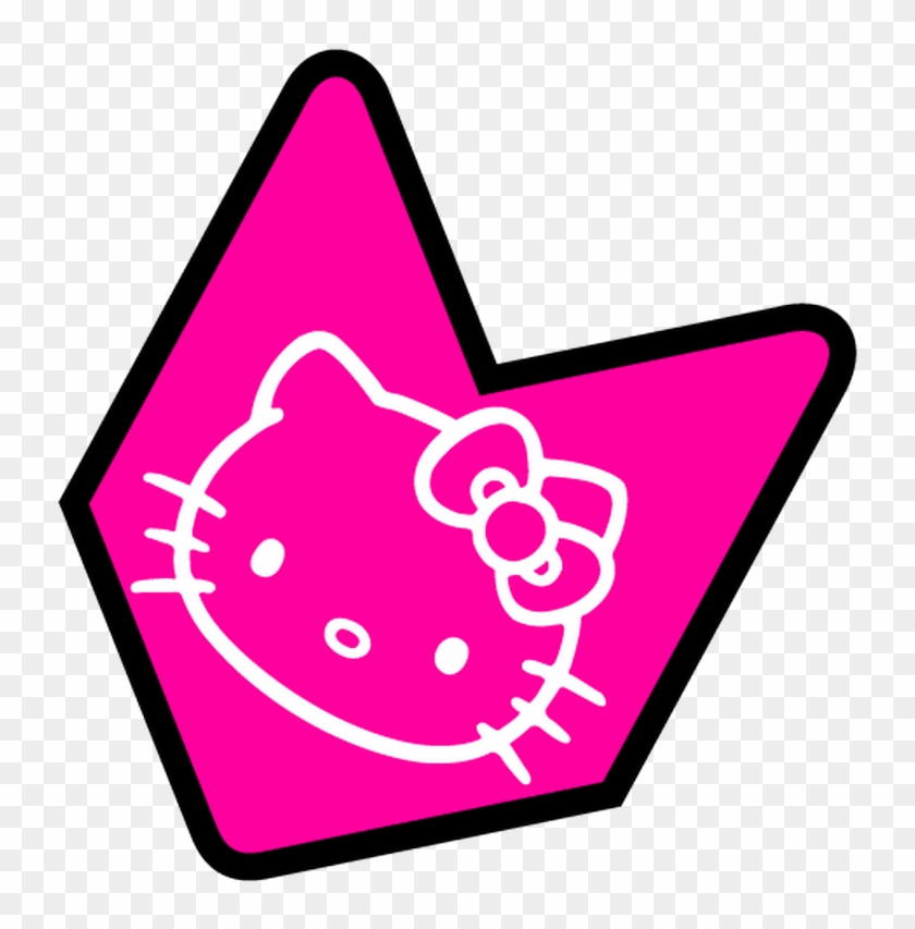 Jdm Logo Hello Kitty Decal - Hello Kitty #1437154