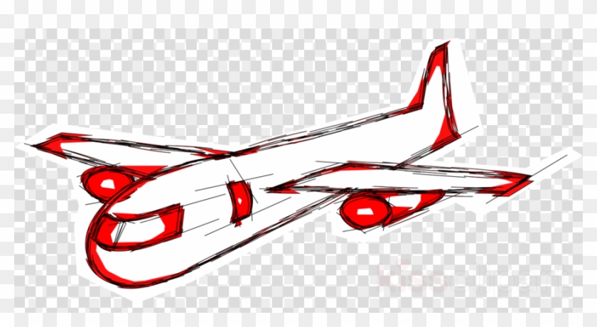 Download Pesawat Gambar Sketsa Clipart Airplane Clip - Indonesia Flag Stock Vector Png #1437324