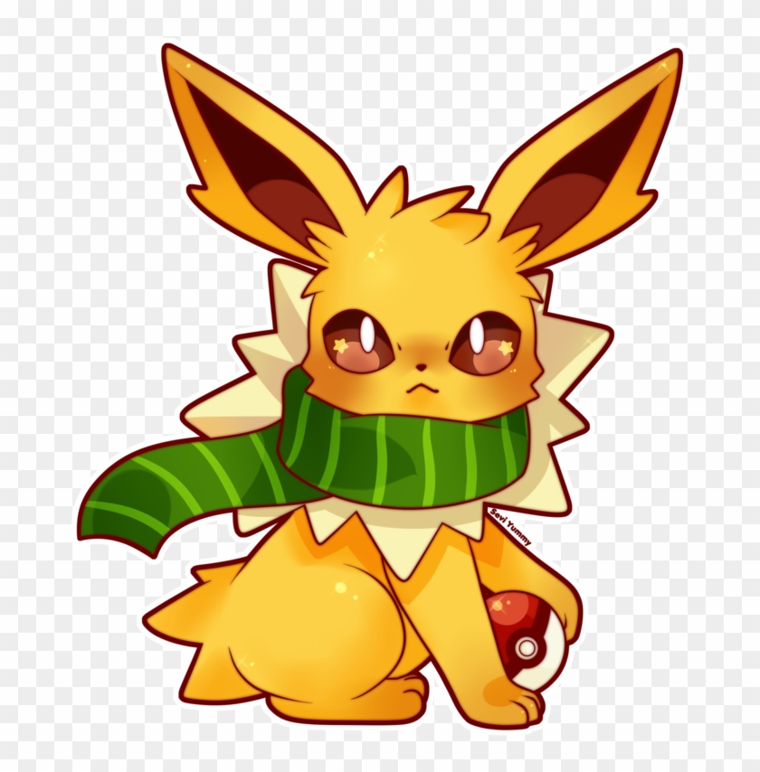 Image Freeuse Library Commission - Jolteon With Scarf #1437326