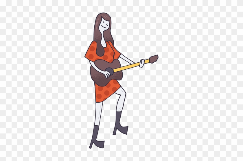 Clipart Library Stock Acoustic Guitar Player Cartoon - Drawing - Free  Transparent PNG Clipart Images Download