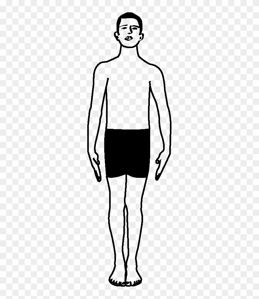 Place Both Feet Together, Body Weight Evenly Balanced - Illustration #1437404