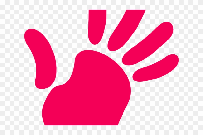 Pink Clipart Hands - High Five Pink #1437603