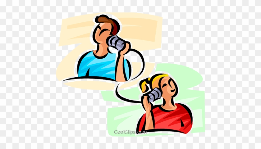 People Talking On The Telephone Royalty Free Vector - Pessoas Falando Ao Telefone #1437608