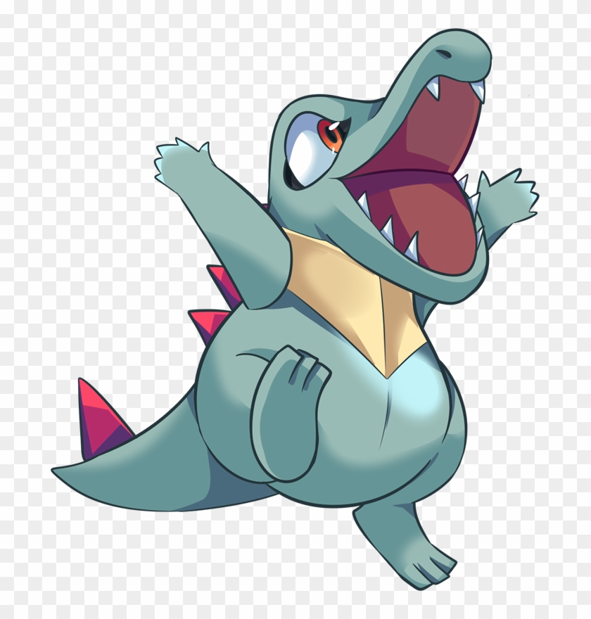 Clipart Download Totodile Pok Dex Stats Moves Evolution - Pokemon Totodile #1437797