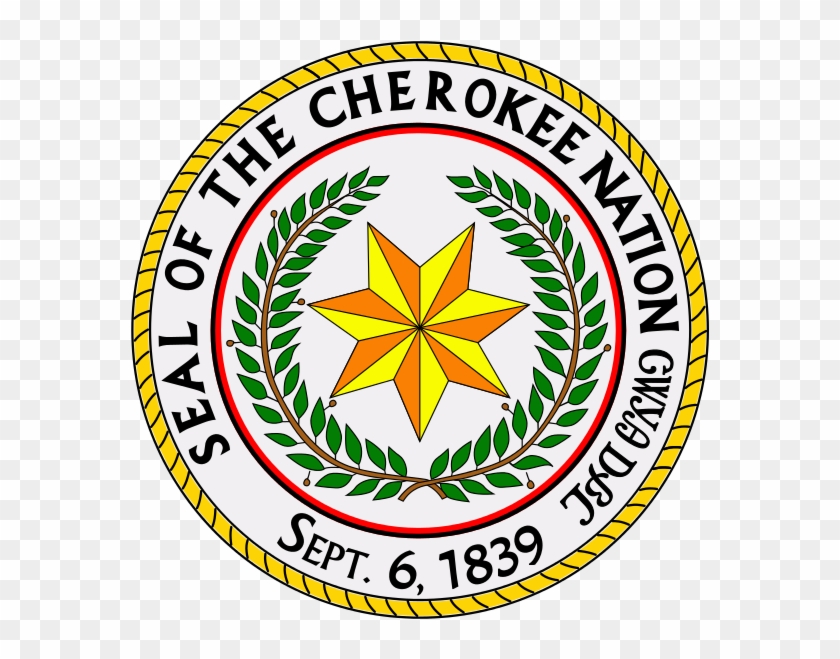 Clip Art Royalty Free Library File Great Seal Of The - Cherokee Nation Seal #1437963