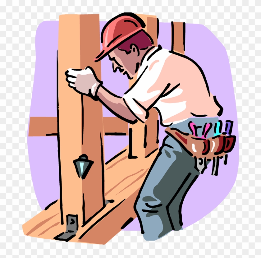 Can I Be An Owner/builder For My Timber Frame House - Construction Workers Working Clipart #1437983