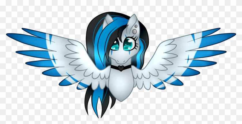 Bluemoonbluepony, Bust, Female, Mare, Oc, Oc - Cartoon #1438102